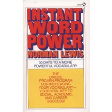 Berkley Books Instant Word Power: The Unique, Proven Program For Increasing Your Vocabulary--Your Vital Key To Soc