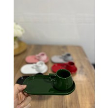 Che Sara 12 Parça Renkli Kahve Sunumluk Fincan Takımı | Lokum & Çikolata Ikramlı Sunumlara Uygun