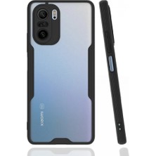 Marsilyan Xiaomi Poco F3 Kılıf Platin Silikon - Siyah