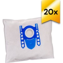 Bosch - Sıemens - Elektrikli Süpürge Uyumlu Sentetik Toz Torbası - 20 Adet - Mavi Plastik - ( Uyumlu Modeller Açıklamada )