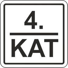 Ermap Ekstrafix Yönlendirme ve Uyarı Levhası 4. Kat (12 x 12 Cm)