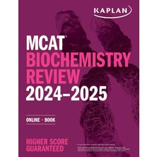 Mcat Biochemistry Review 2024-2025: Online + Book