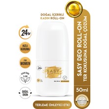 BioBellinda Sasy Antiperspirant Deo Etkili Doğal Içerikli Çözüm For Women-Kadın Roll On 50 ml