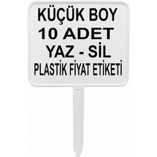 Mt Kırtasiye mt Açılı Saplamalı Bakliyat Etiketi Beyaz K.boy 10 Adet