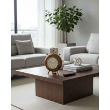 Rossev Masa Saati Ahşap Ayaklı Büyük Boy – 20 x 30 cm