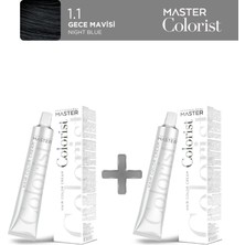 Master Colorist 2'li Tüp Boya 60 ml 1.1 Mavi Siyah