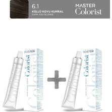 Master Colorist 2'li Tüp Boya 60 ml 6.1 Küllü Koyu Kumral
