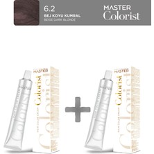 Master Colorist 2'li Tüp Boya 60 ml 6.2 Bej Koyu Kumral