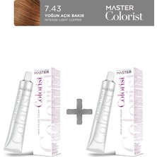 Master Colorist 2'li Tüp Boya 60 ml 7.43 Yoğun Parlak Bakır