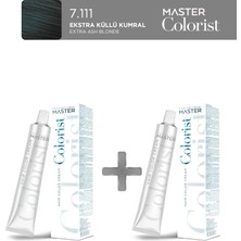 Master Colorist 2'li Tüp Boya 60 ml 7.111 Eksta Küllü Kumral