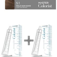 Master Colorist 2'li Tüp Boya 60 ml 5.1 Küllü Açık Kahve