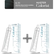Master Colorist 2'li Tüp Boya 60 ml 6.11 Yoğun Küllü Koyu Kumral