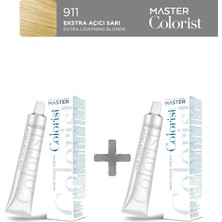 Master Colorist 2'li Tüp Boya 60 ml 911 Ekstra Açıcı Sarı