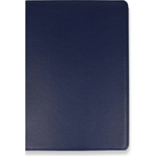 Marsilyan iPad Mini 6 Kılıf 360 Tablet Deri Kılıf - Lacivert