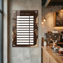 Akıllı Kağıt Yapışkanlı Cafe Fiyatlistesi  (Model- 24)