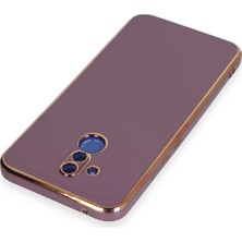 Freedom Storee Newface Huawei Mate 20 Lite Kılıf Volet Silikon - Mor