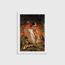 Domirus Indiana Jones Raiders Of The Lost Ark (1981) Film Posteri Çerçevesiz Poster Duvar Dekorasyonu