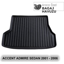 Elorcar Hyundaı Accent Admıre Sedan 2001 - 2006 3D Bagaj Havuzu