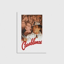Domirus Casablanca (1943) Film Posteri Çerçevesiz Poster Duvar Dekorasyonu