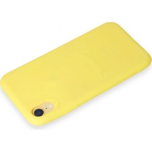 Marsilyan iPhone Xr Kılıf First Silikon - Sarı