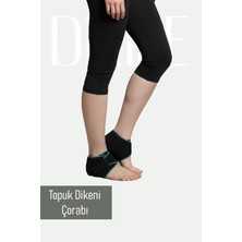 Topuk Çorabı 2'li | Giyilebilir Silikon Destekli Çorap Ağrı Giderici No:1 (35-39) No:2 (40-46)