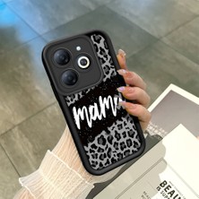 HONTINGA Infinix Smart 8 ile Uyumlu Kılıfı Düşüme Önleyici Basitlik Anti Düşme Kamera Korumali Leopar Desen Yumuşak Silikon Telefon Kılıfı Kadın ve Erkek Için Uygundur K2-0212