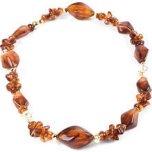 Faik Sönmez Goldlu Taş Kolye W26KLY001