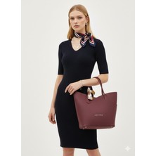 Orijinal Just Polo Kadın El Çantası ve Portföy El Çantası Seti - Şal Detaylı Günlük Şık Çanta 6080