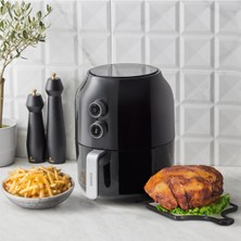 Özbience Pratik Siyah 3.5l Çok Amaçlı Fritöz, Sağlıklı ve Hızlı Pişirme