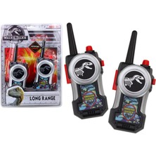 LRS Store Çocuk Telsizi Uzun Menzilli Oyuncak Telsiz Seti-Dinazor Walkie Talkie-2'li Eğitici Macera Seti 80MT