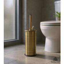 İsaoğlu Yapı Eskitme Klozet Fırça Pirinç Banyo Klozet Fırçalık