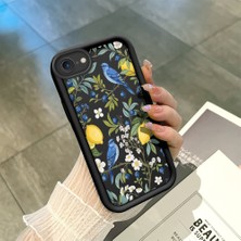 HONTINGA iPhone Se 2022 ile Uyumlu Kılıfı Düşüme Önleyici Basitlik Anti Düşme Kamera Korumali Kuş Desen Yumuşak Silikon Telefon Kılıfı Kadın ve Erkek Için Uygundur K2-0184