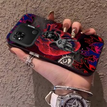 HONTINGA Xiaomi Redmi 9c ile Uyumlu Kılıfı Silikon Kenar Sert Arka Düşüme Önleyici Basitlik Anti Düşme Kamera Korumali Sanat Desen Telefon Kılıf Kadın ve Erkek Için Uygundur K1-0635