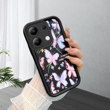 HONTINGA Xiaomi Redmi Note 13 ile Uyumlu Kılıfı Düşüme Önleyici Basitlik Anti Düşme Kamera Korumali Çilek Desen Yumuşak Silikon Telefon Kılıfı Kadın ve Erkek Için Uygundur K2-0185