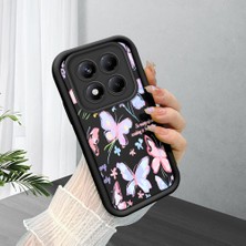HONTINGA Xiaomi Redmi Note 14 Pro ile Uyumlu Kılıfı Düşüme Önleyici Basitlik Anti Düşme Kamera Korumali Çilek Desen Yumuşak Silikon Telefon Kılıfı Kadın ve Erkek Için Uygundur K2-0185