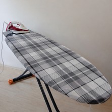 Asev Home Ütü Masası Kılıfı Büyük Boy Ipli Stoperli Keçeli Kılıfı Örtüsü Bezi 55X140CM Ekosi