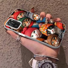 HONTINGA Xiaomi Redmi Note 10 4g ile Uyumlu Kılıfı Silikon Kenar Sert Arka Düşüme Önleyici Basitlik Anti Düşme Kamera Korumali Şirin Kedi Desen Telefon Kılıf Kadın ve Erkek Için Uygundur K1-0631