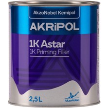 Akripol 1k Astar 2.5 L Selülozik Hızlı Kuruyan