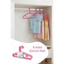 Fesya Home Hola 6'lı Çocuk-Bebek Askısı Pembe