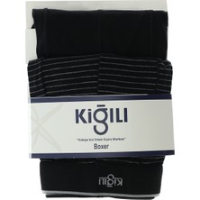 Kiğılı 2'li Desenli Pamuklu Boxer Seti