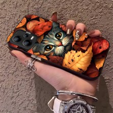 HONTINGA Xiaomi Redmi Note 12 5g ile Uyumlu Kılıfı Silikon Kenar Sert Arka Düşüme Önleyici Basitlik Anti Düşme Kamera Korumali Şirin Kedi Desen Telefon Kılıf Kadın ve Erkek Için Uygundur K1-0631