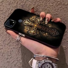 HONTINGA Realme C15 ile Uyumlu Kılıfı Silikon Kenar Sert Arka Düşüme Önleyici Basitlik Anti Düşme Kamera Korumali Dilek Desen Telefon Kılıf Kadın ve Erkek Için Uygundur K1-0634