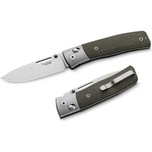 Lionsteel Nini - Green Canvas - Titanium Bolster Çakı