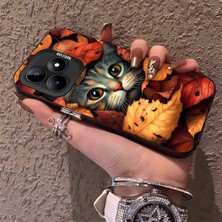 HONTINGA Realme Note 50 4g ile Uyumlu Kılıfı Silikon Kenar Sert Arka Düşüme Önleyici Basitlik Anti Düşme Kamera Korumali Şirin Kedi Desen Telefon Kılıf Kadın ve Erkek Için Uygundur K1-0631