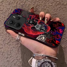 HONTINGA Xiaomi Redmi Note 14 ile Uyumlu Kılıfı Silikon Kenar Sert Arka Düşüme Önleyici Basitlik Anti Düşme Kamera Korumali Sanat Desen Telefon Kılıf Kadın ve Erkek Için Uygundur K1-0635