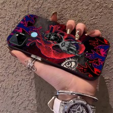 HONTINGA Realme C21Y ile Uyumlu Kılıfı Silikon Kenar Sert Arka Düşüme Önleyici Basitlik Anti Düşme Kamera Korumali Sanat Desen Telefon Kılıf Kadın ve Erkek Için Uygundur K1-0635