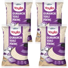 Yayla Osmancık Yerli Pirinç 5 kg X4
