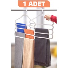Fesya Home 4 Katlı Pantolon ve Şal Askısı Dolap Içi Eşarp Askısı Çoklu Askılık