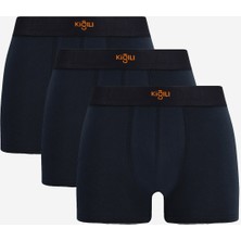 Polo Club Erkek 3'lü Pamuklu Likralı Rahat Esnek Boxer Seti