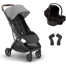 Uppa Baby Uppababy Minu V3 Cosmo Travel Sistem Bebek Arabası Greyson - Black